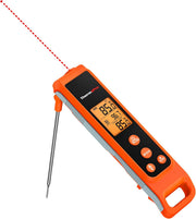 LABART TP420 2-in-1 Instant-Read Thermometer for Cooking, Infrared Kitchen Thermometer with Meat Probe, Non-Contact Laser Thermometer for Meat, Griddle, Oven